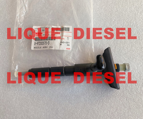 LA CHINE Injecteur à rampe commune ISUZU 8-97200570-3 8972005703 pour ISUZU 8-97200570-0 8-97200570-1 8-97200570-2 fournisseur