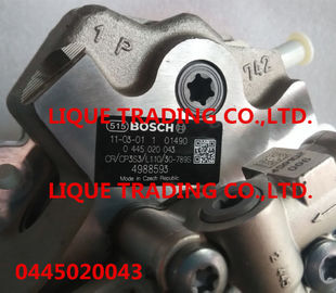 LA CHINE Pompe 0445020043, 0 445 020 043 de BOSCH pour ISDE 4988593 3975701 fournisseur