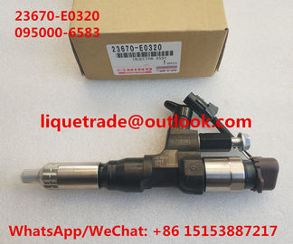 LA CHINE Injecteur de carburant commun de rail 095000-6580, 095000-6581, 095000-6582, 095000-6583, 23670-E0320 pour HINO J08E 330PS fournisseur