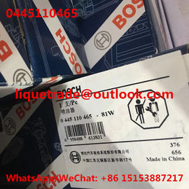 LA CHINE Injecteur commun 0 de rail de l'INJECTEUR DE CARBURANT 0445110465 de BOSCH 445 110 465, 0445110465 fournisseur