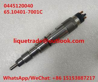 LA CHINE Injecteur 0445120040, 0 445 120 040, 65.10401-7001C, 65.10401-7001 de BOSCH pour DOOSAN fournisseur
