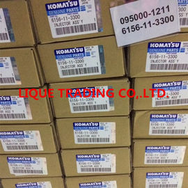 LA CHINE Injecteur commun de rail de DENSO 095000-1210, 095000-1211 pour KOMATSU 6156-11-3300, 6156113300 fournisseur