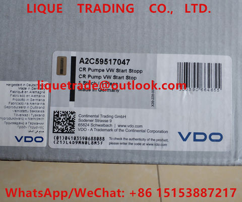 LA CHINE Pompe à essence de SIEMENS VDO 5WS40836, 5WS40891, A2C59517047, 03L130755AN, 03L130755E pour AUDI, VW, SEAT, SKODA fournisseur