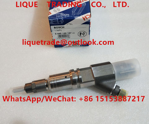 LA CHINE Injecteur de carburant 0445120157, 0 445 120 157, 0445 120 157 de BOSCH pour SAIC-IVECO HONGYAN 504255185, FIAT 504255185 fournisseur