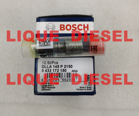 LA CHINE BOSCH Genuine Fuel Nozzle 0433172150 , DLLA145P2150 , 0 433 172 150 , DLLA 145 P 2150 fournisseur