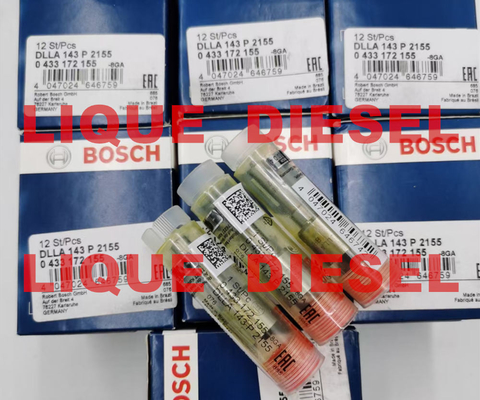 LA CHINE Bec véritable 0433172155, DLLA143P2155, 0 433 172 155, DLLA 143 P 2155 d'injecteur de carburant de BOSCH fournisseur