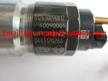 Injecteur de carburant commun 0445120266 de rail de BOSCH pour WEICHAI 612630090012, 612640090001 fournisseur
