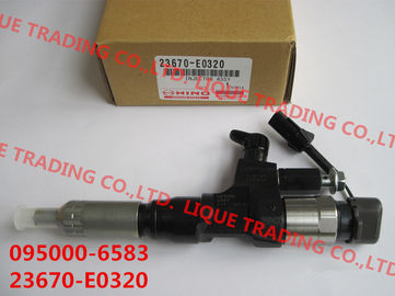 Injecteur de carburant commun de rail 095000-6580, 095000-6582, 095000-6581, 095000-6583 pour HINO J08E 330PS 23670-E0320, 23910-1460 fournisseur