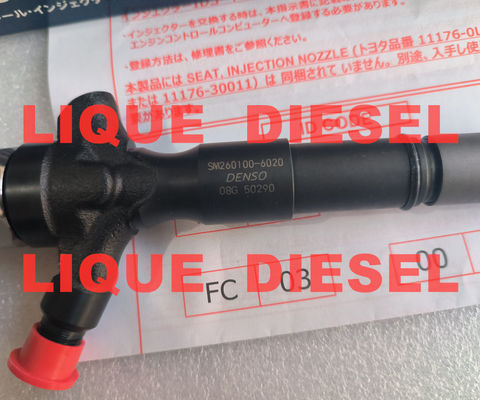 DENSO Injecteur de carburant 260100-6020 2601006020 295050-0810 2950500810 23670-0L110 23670-09380 fournisseur