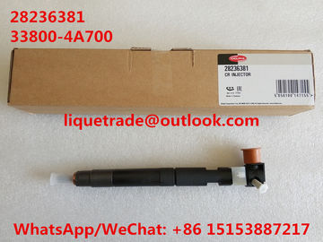 DELPHI Original et nouvel injecteur commun de rail 28236381 pour HYUNDAI Starex 33800-4A700/338004A700 fournisseur