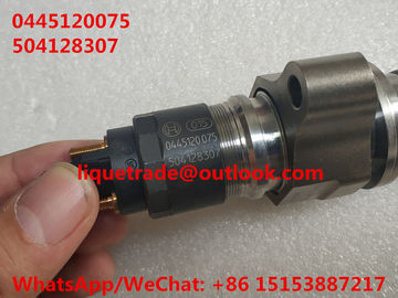 Injecteur commun 0445120075, 0 445 120 075 de rail de BOSCH pour IVECO 504128307, CAS NOUVELLE HOLLANDE 2855135 fournisseur