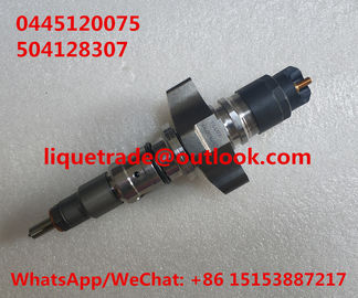 Injecteur commun 0445120075, 0 445 120 075 de rail de BOSCH pour IVECO 504128307, CAS NOUVELLE HOLLANDE 2855135 fournisseur