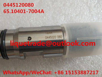Injecteur commun 0445120080, 0 445 120 080 de rail de BOSCH pour DAEWOO DOOSAN DL06S 65.10401-7004A fournisseur