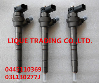 Injecteur commun 0445110369, 0 445 110 369, 0445110647 de rail de BOSCH pour 03L130277J, 03L 130 277J, 03L130277Q fournisseur