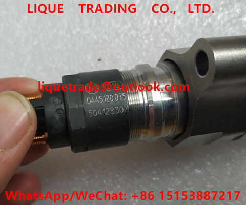 Injecteur commun 0445120075, 0 445 120 075, 0445 120 075, 504128307, 2855135 de rail de BOSCH fournisseur