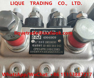 Pompe à essence de BYC 4994909, 10404716046, 10 404 716 046, CPES4PB110D120RS pour CUMMINS fournisseur