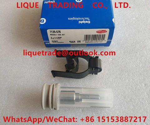 DELPHES ÉQUIPENT LE KIT d'un gicleur 7135-576, 7135 576, 7135576 de CVA, incluent (bec 375 + valve 28392662) fournisseur