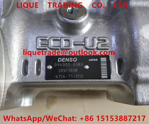 Pompe à essence de DENSO 094000-0383, 094000-0380, 094000-0381, 094000-0384 pour KOMATSU PC450-7 6156-71-1112, 6156711112 fournisseur