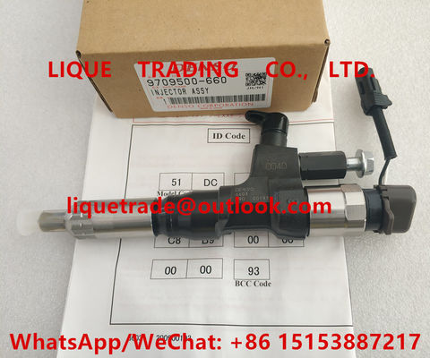 Injecteur véritable de DENSO 9709500-660, 095000-6600, 095000-6603, 23670-E0040 pour les séries 23670E0040 de HINO J08C J08E 500 fournisseur